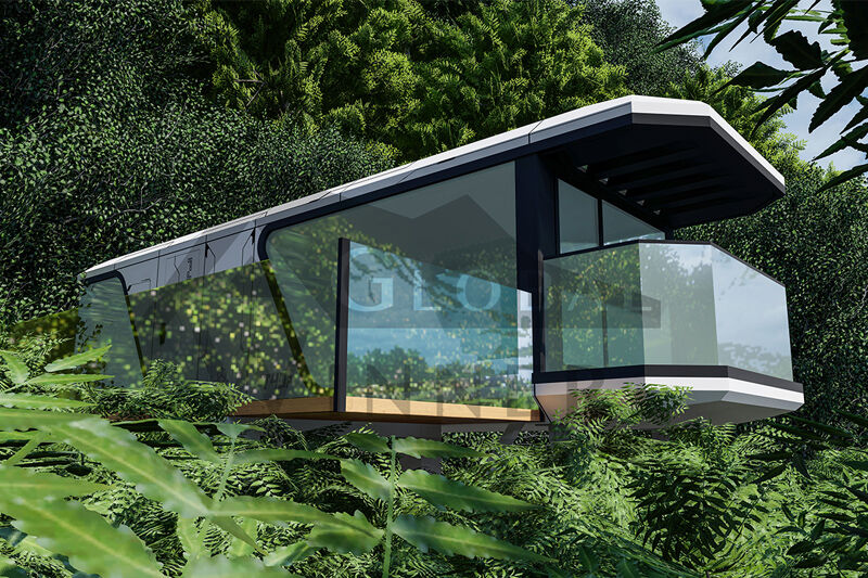 38m² space capsule mobile  house