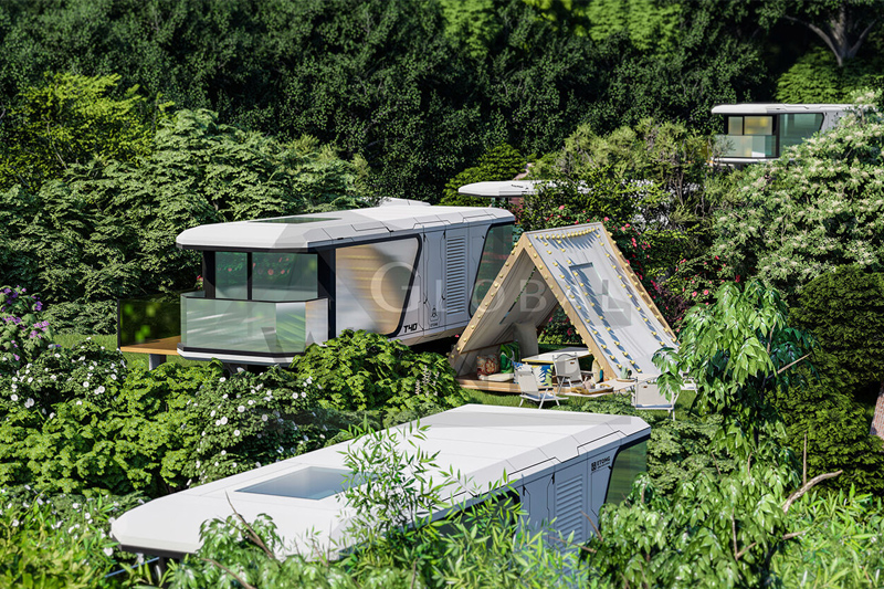 38m² space capsule mobile  house